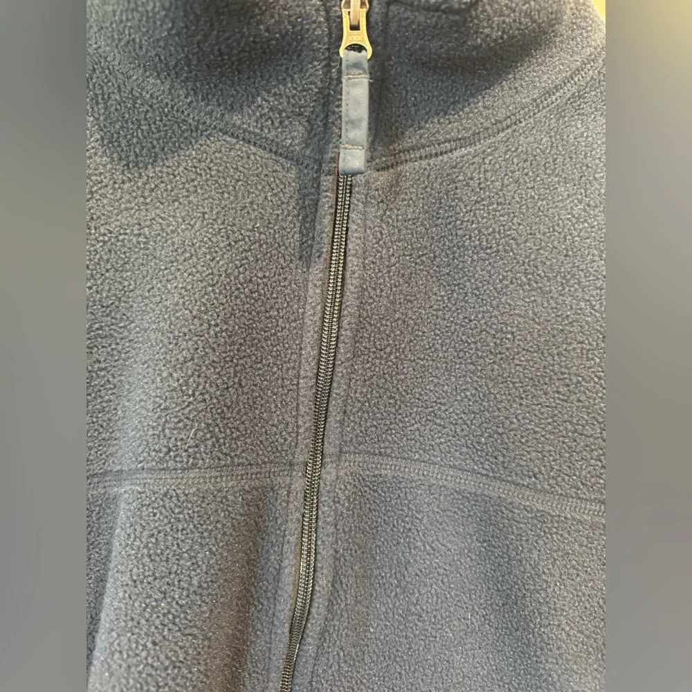 L.L. Bean Men's Large Navy Fleece Jacket - Picture 7 of 12